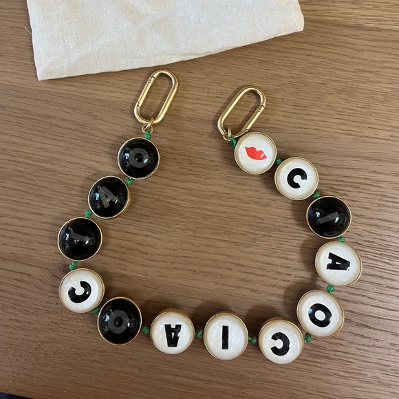 Clare V Black and White Bag Strap - Picture 2 of 2